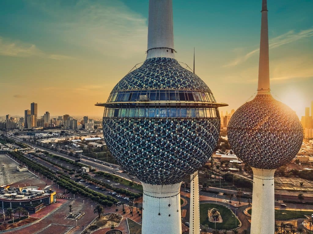 Le imponenti Kuwait Towers