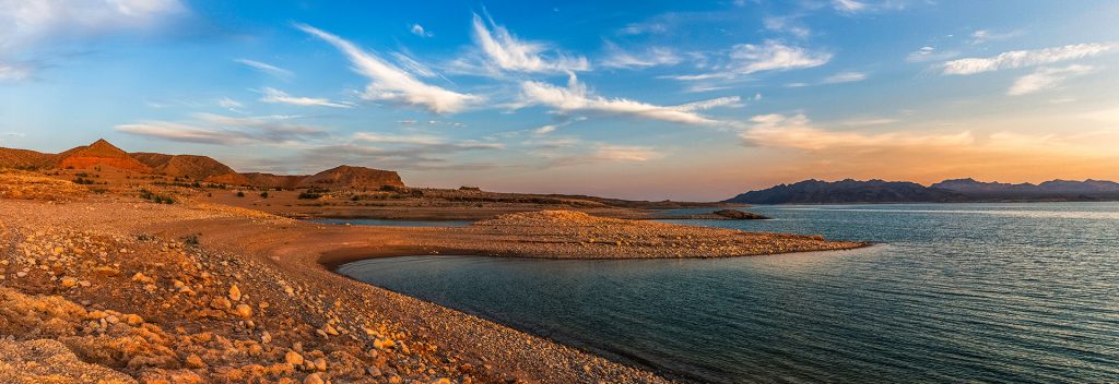 Lake Mead at sunset