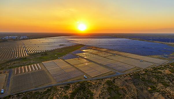 Solar power station in Shanghai