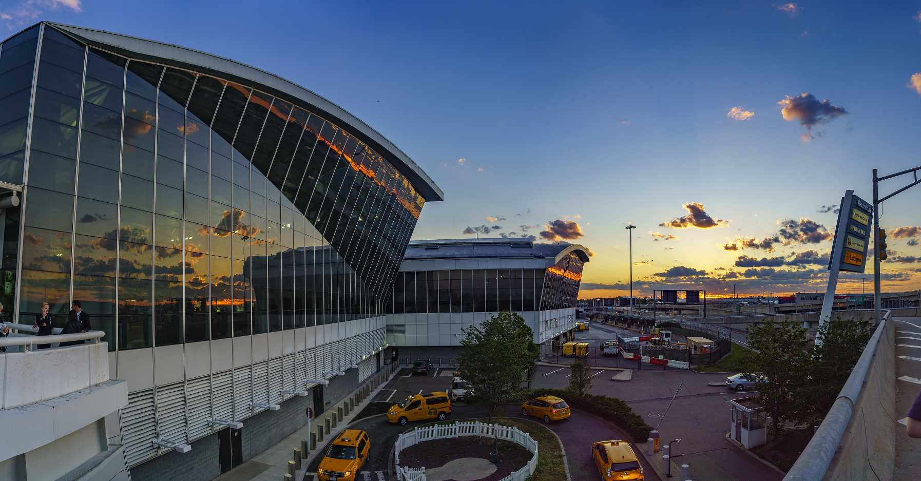 Exterior Of The JFK Airport New York City 