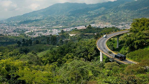 Strada in Colombia