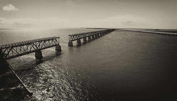 Old Bridge In Florida