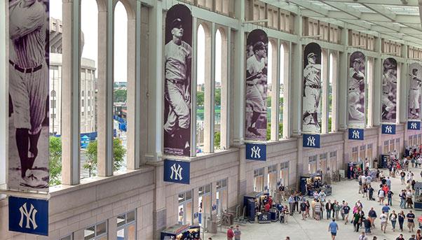 Inside Old Yankee Stadium, The scene as you entered the sta…